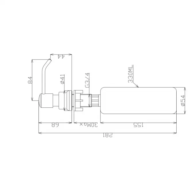 Adagoló inox
