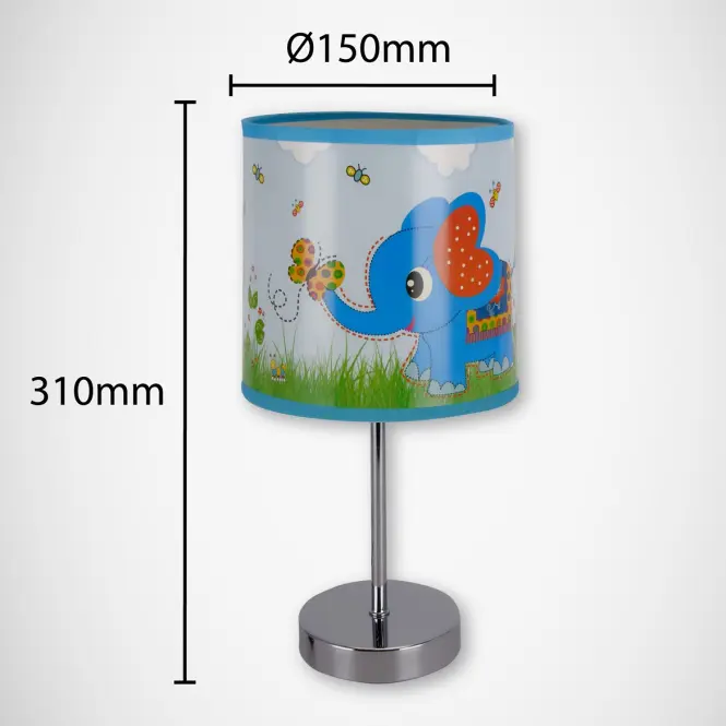 Asztali lámpa Nuka E14 blue 03649 LB1,3