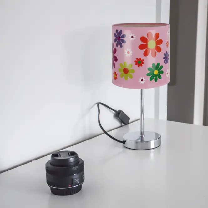 Asztali lámpa Nuka E14 pink 03651 LB1,8