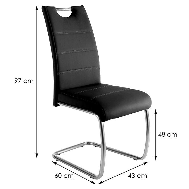 Szék Funky fekete U-5,2