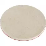 Csiszolókorong filc, tépőzárral, 125 mm, Drel