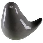 Kerámia figura SPARROW, Magasság 8 CM,  Szürke