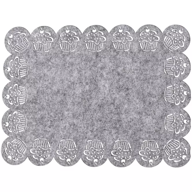 Alátét MUFFINS 45X30 szürke