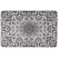 Alátét LACE 45X30 cm szürke