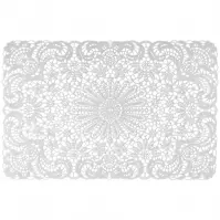 Alátét LACE, 45X30 cm Fehér ar-mata-lace