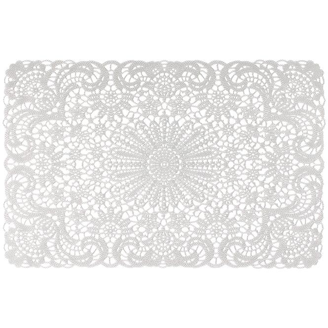 Alátét LACE, 45X30 cm Fehér ar-mata-lace