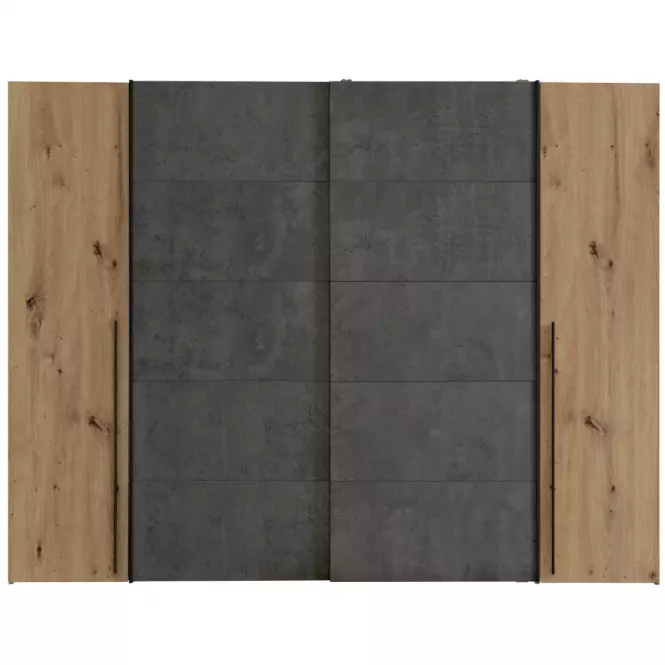Szekrény Narago 270 cm, tölgy Artisan/Beton,2