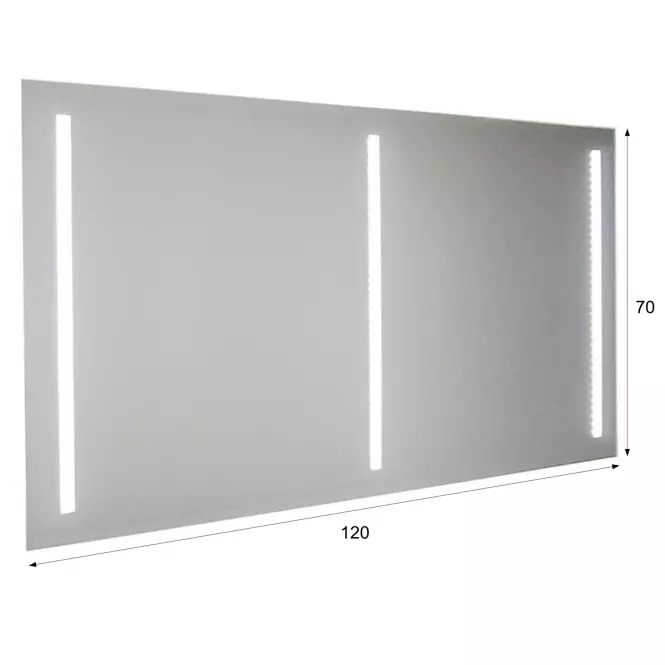 Tükör LED 18,3