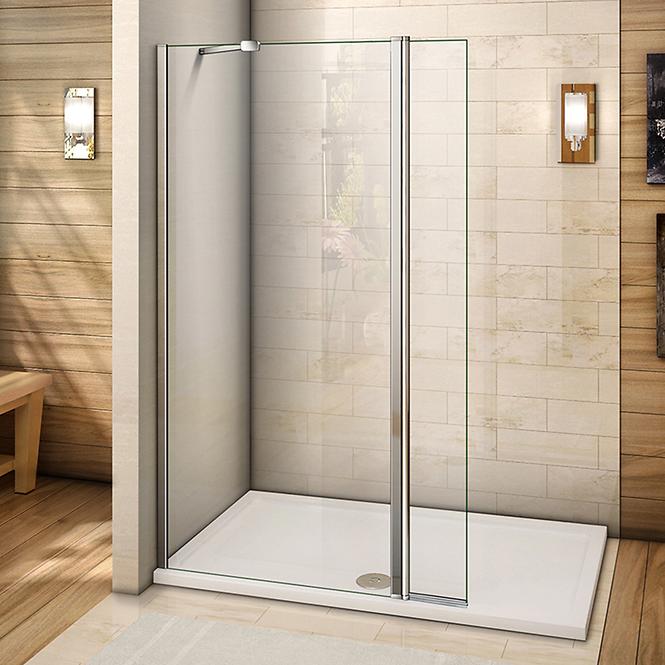 Zuhanyfal Walk-In (60+30)x195 CZ CHR