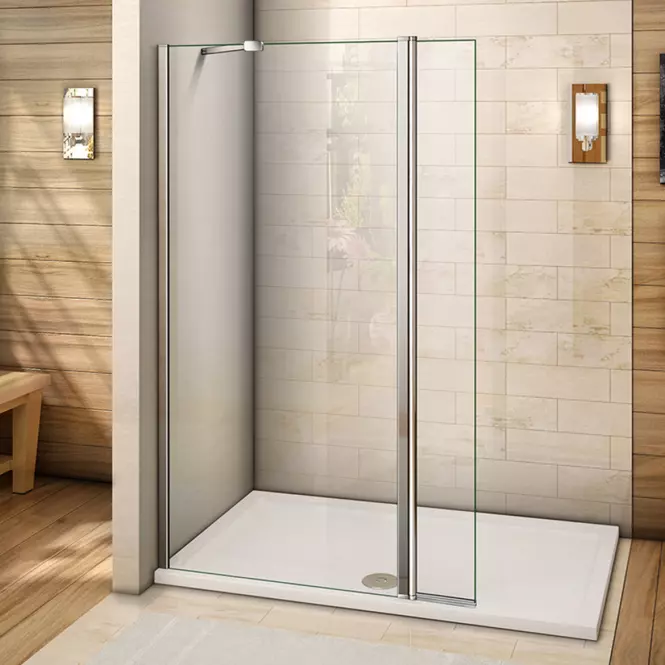 Zuhanyfal Walk-In  DAFNE (70+30)x195 CZ CHR