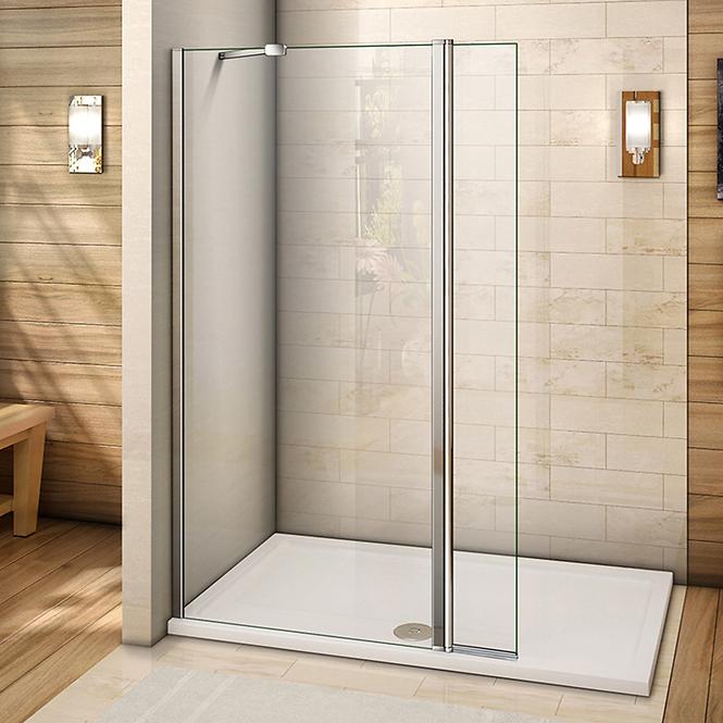 Zuhanyfal Walk-In  DAFNE (70+30)x195 CZ CHR