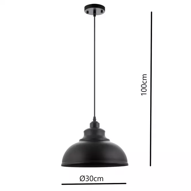 Lámpa  W-106/300 BK LW1,3