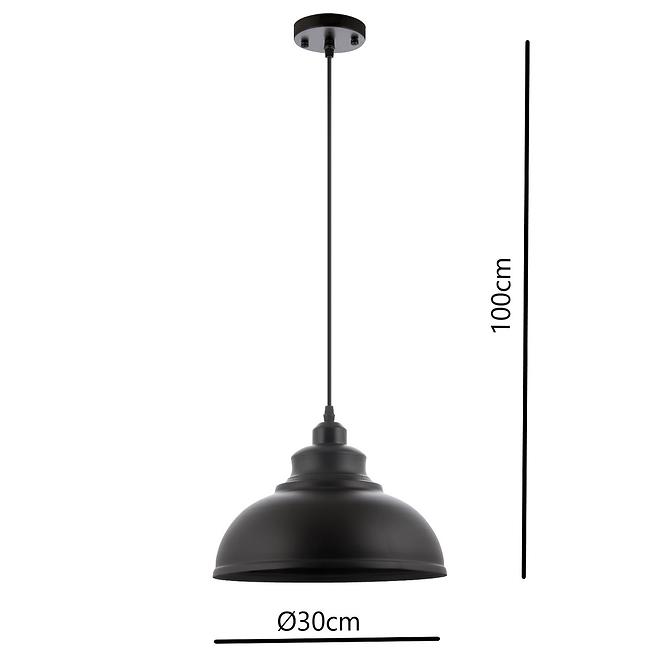 Lámpa  W-106/300 BK LW1