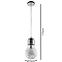 Lámpa W-601/1 CR+CLEAR LW1,3