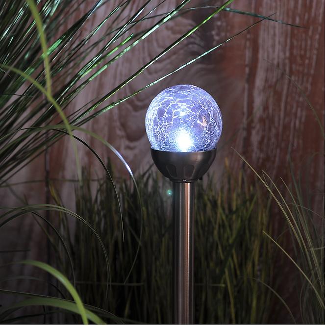Szolár megvilágítás GLE29992-8 LED - M, D:  8cm, H: 34,5