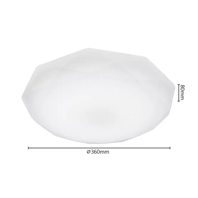 Mennyezeti lámpa LED Hex EK75320 36cm 16W