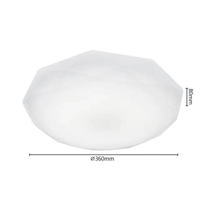 Mennyezeti lámpa LED Hex EK75320 36cm 16W,4