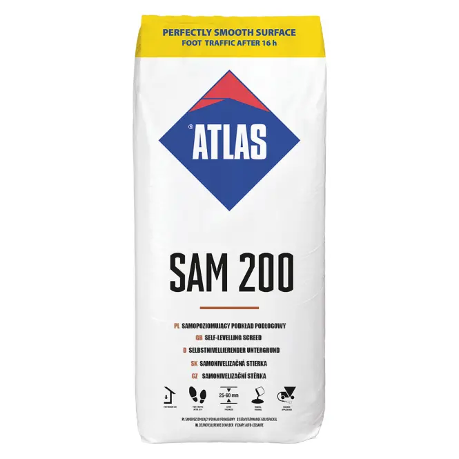 Atlas SAM 200 önterülő habarcs 25 kg