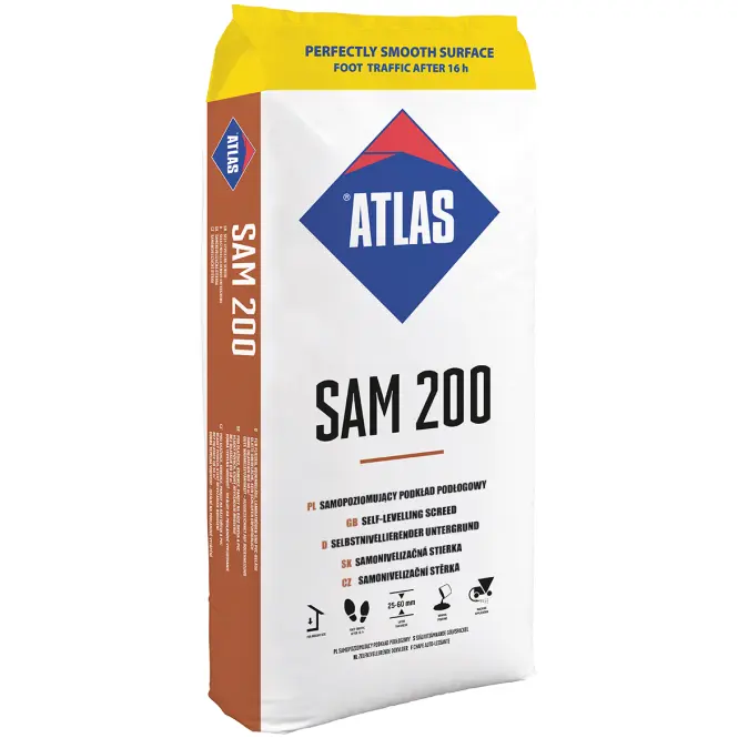 Atlas SAM 200 önterülő habarcs 25 kg
