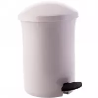 Kosár pedállal 3,8 l fehér 537-01