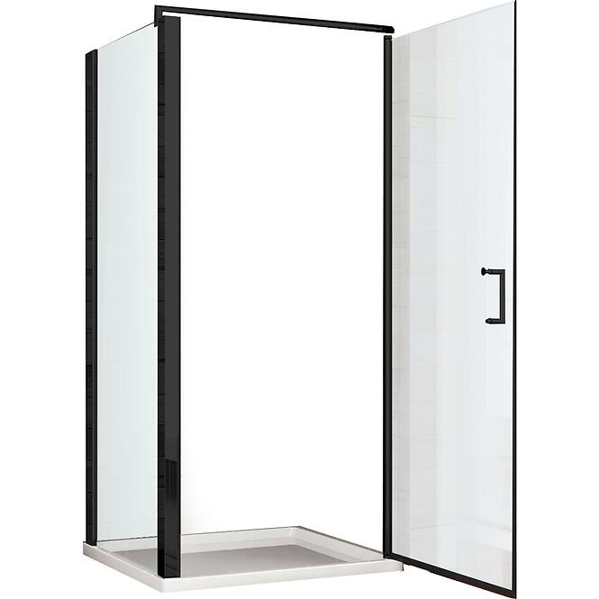 Zuhanykabin Atena 90x90x190 fekete profil,3
