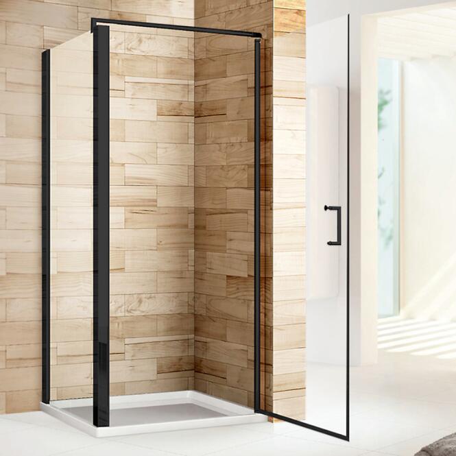 Zuhanykabin Atena 90x90x190 fekete profil,5