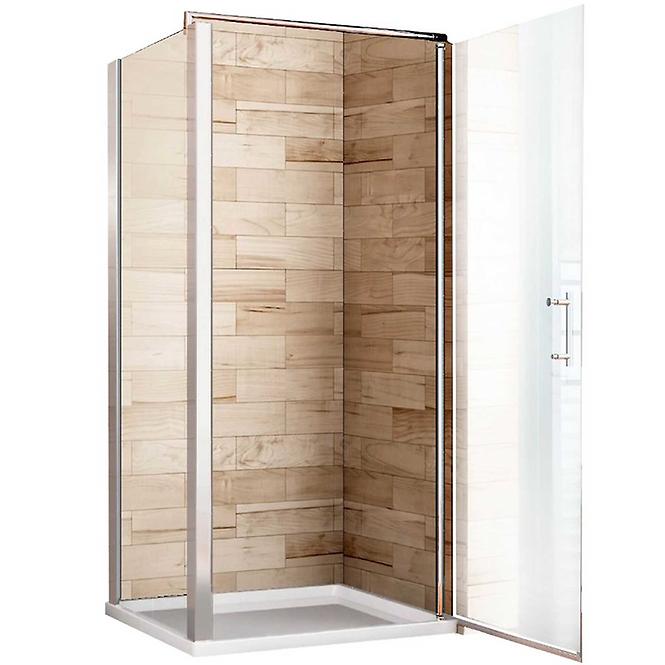 Zuhanykabin Atena  80x80x190 króm