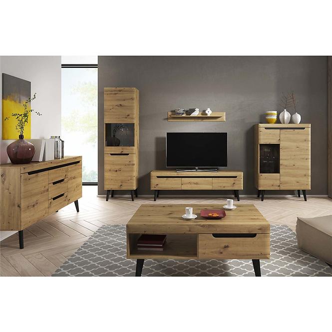 Dohányzóasztal Nordi NL107 tölgy Artisan,4