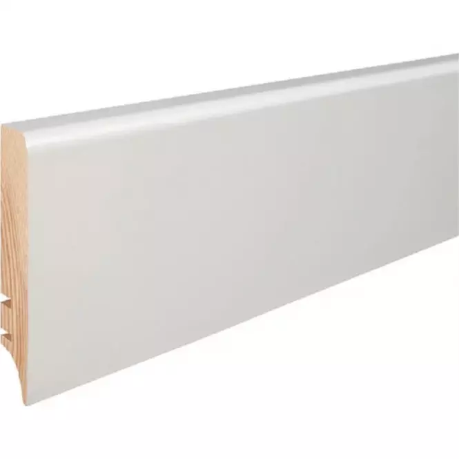 Fa szegélylécekt fehér 60mm 2,17FM