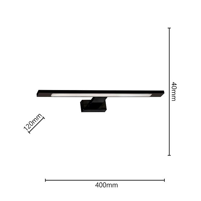 Lámpa Shine Black 4379 40cm IP44 K1