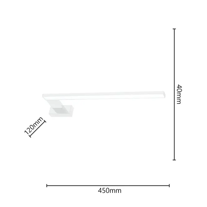 Lámpa Shine White 3877 45cm IP44 K1P