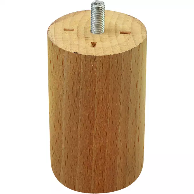 Bútorláb fa 100/55 mm kerek, bükkfa