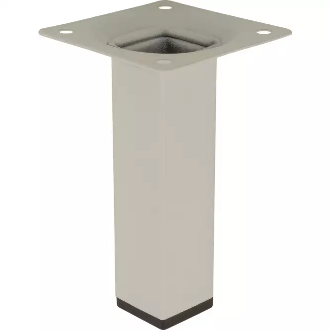 Szögletes bútorláb 10 cm fehér