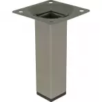 Szögletes bútorláb 10 cm szürke