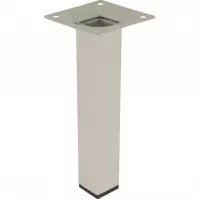 Szögletes bútorláb 15 cm fehér