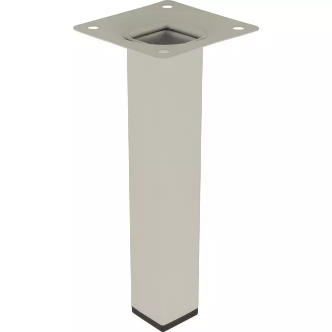 Szögletes bútorláb 15 cm fehér