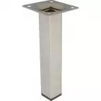 Szögletes bútorláb 15 cm króm