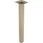 Bútorláb szögletes 30 cm inox