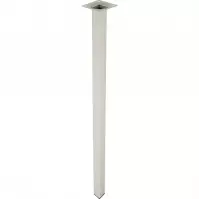 Szögletes bútorláb 80 cm fehér