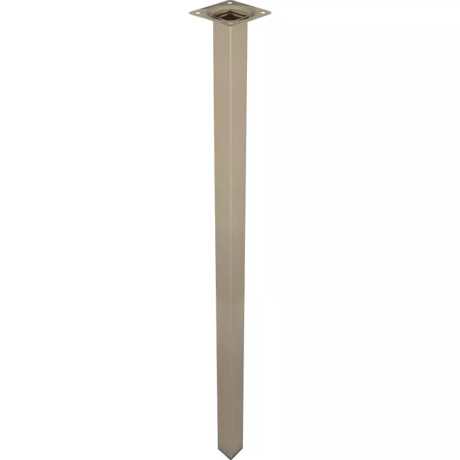 Bútorláb szögletes 80 cm inox