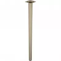 Bútorláb kerek 70 cm inox