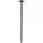 Bútorláb kerek 70 cm szürke