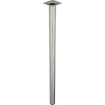 Bútorláb kerek 80 cm króm