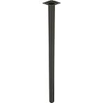 Bútorláb kerek 90 cm fekete