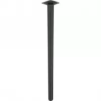 Bútorláb kerek 90 cm fekete