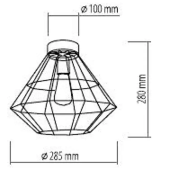Lámpa Diamond Black 4314 LW1,3