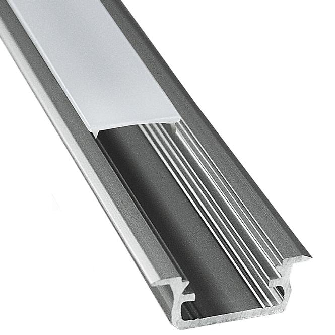Alumínium LED profil beépített 2m