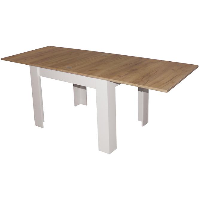 Kinyitható asztalok  Filip 102/204x80cm wotan tölgy/fehér