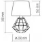 Lámpa Diamond White 5231 LB1,3