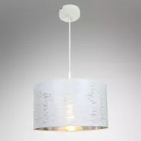 Függőlámpa 15341 fehér-ezüst LW1